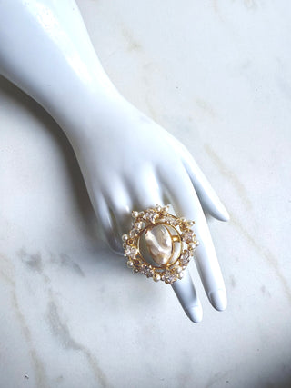 Pearl Round Ring