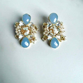 Liberty Nude Mosaic Earrings