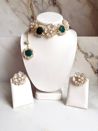Green Flower Set