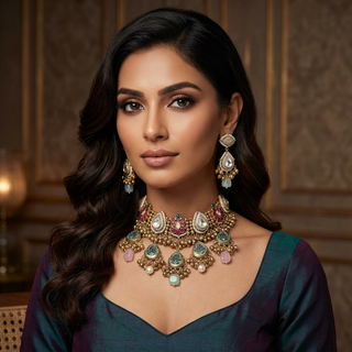 Heera Green Luxury Set