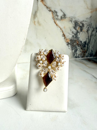 Smoky Quartz Royale Bridal Jewellery Set