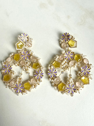 Gulmohar Grandeur Collection Citrene & Amethyst