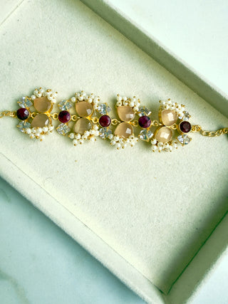 Mustard & Ruby Bracelet