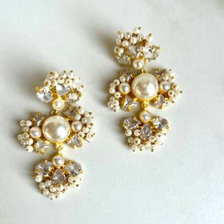 Pearl Crystal Earrings