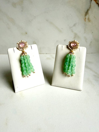 Pink Cascade  Polki Drops