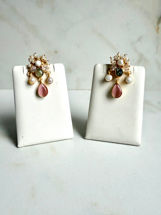 Aneeka Pink Drop Earrings