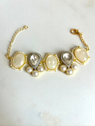 Polki & Pearl Bracelet