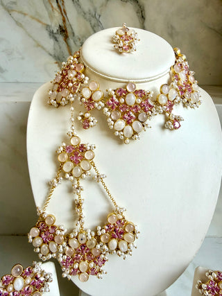 Mehrunsia Pink Bridal Set