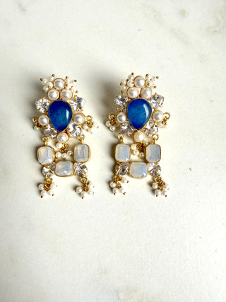 Blue Selenite Earrings