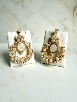Ziya Statement Chandelier Earrings