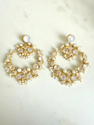 Rosabelle Selenite Luxe Earrings
