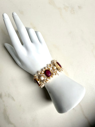 Ruby Crystal Bracelet