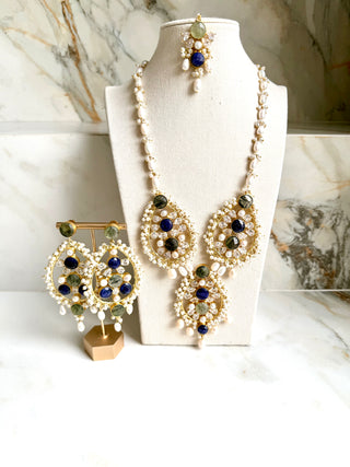 Gulbhaar Navy Mala Set