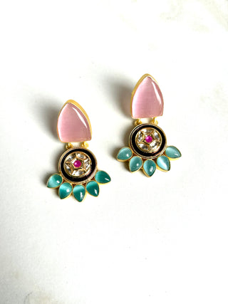 Safina Pink Top Earrings