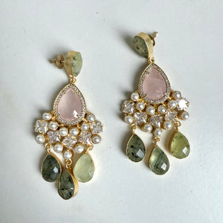 Sonya Quartz Earrings