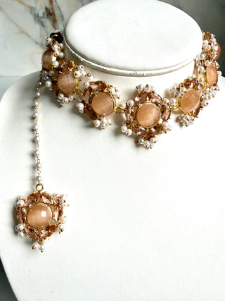Peach Stud Set