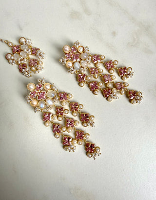 Mehrunisa  Pink Tikka Set