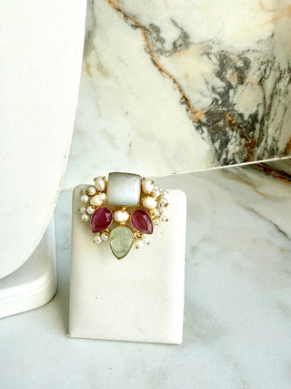 Prehnite Pink Set