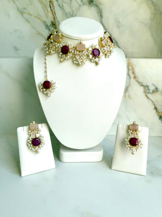 Shehzadi Ruby Bloom Set