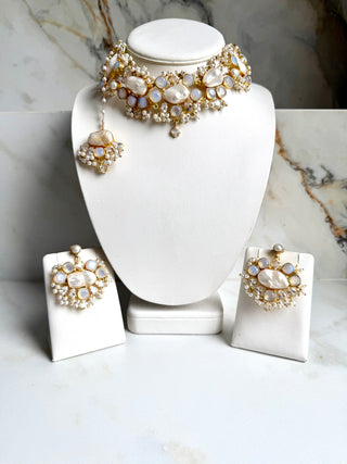 Shakeela Pearl Choker Set