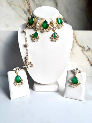 Royale Green Choker Set