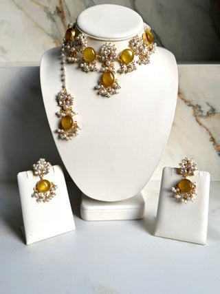 Mustard Crystal Set
