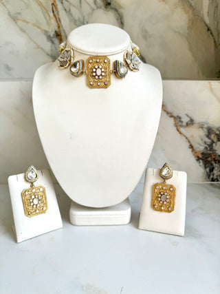 Polki Pearl Set