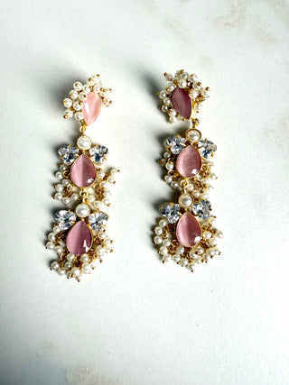 Chandrika Pink Earrings
