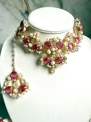 Pooja Luxury Pink Set