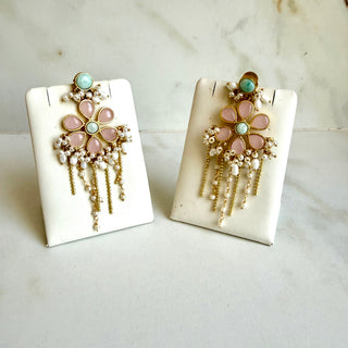 Blush Bloom Pink Earrings
