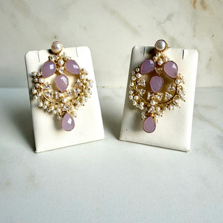 Royal Lilac Pearl Chandeliers