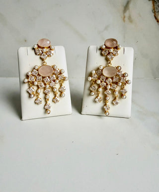 Quartz Crystal Earrings