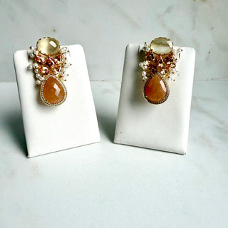 Neel Tara Burnt Orange Earrings