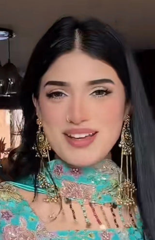 Heeraa Long Statement Earrings