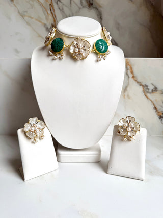 Green Flower Set