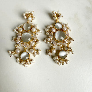 Gina Luxury Drop Earrings