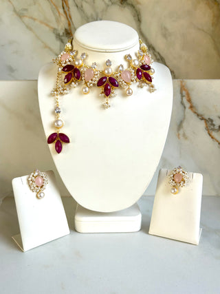 Urwa Ruby & Pink Set