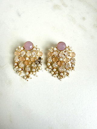 Lilac Waterfall Earrings