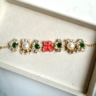 Orange Butterfly Bracelet