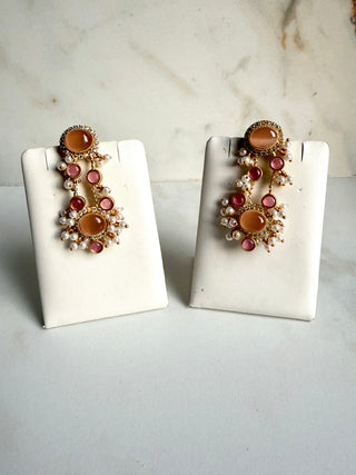 Dawn Peach Earrings