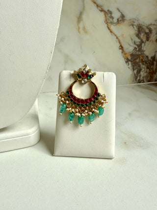 Safa Emerald Green Crystal Set