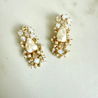Aurora Opalite Crystal Earrings