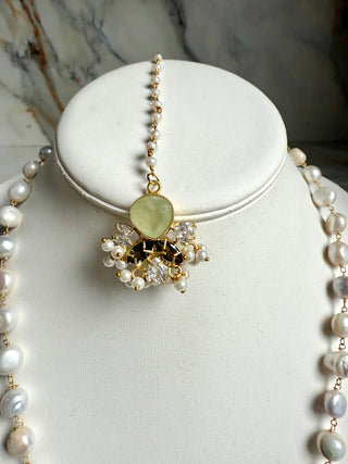 Luxury Prehnite Mala Set