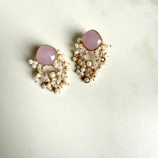 Stella Lilac Crystal Earrings