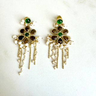 Blush Bloom Brown Earrings