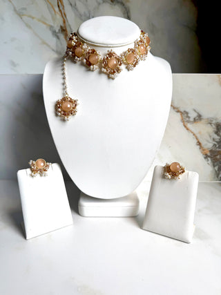 Peach Stud Set