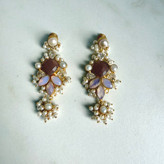 Zariya Moonstone Earrings