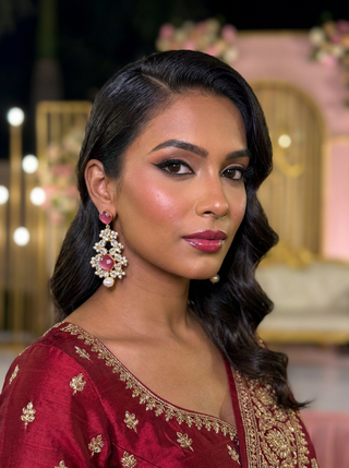 Nooraya Pink Crystal Bloom Chandeliers