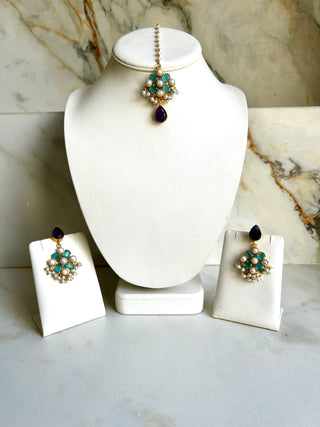 Teal Tika Set