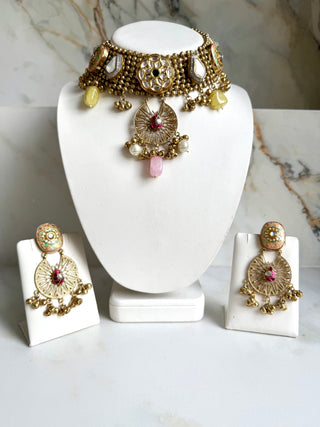 Heera Luxury Peach Set